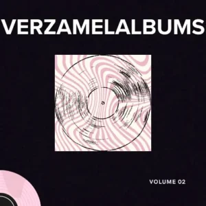 Verzamelalbums met zwarte achtergrond en roze platen voor lp's op love4vinyl.com