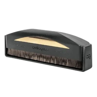 Platenborstel voor het reinigen van lp's platen en singles, carbonborstel